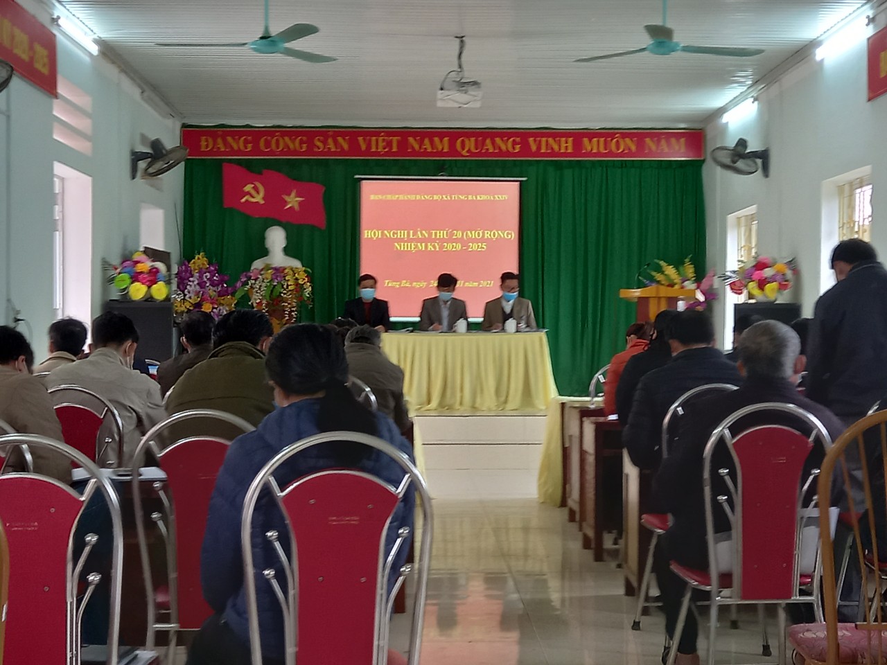 Hội nghị BCH Đảng bộ xã Tùng Bá lần thứ 20 (Mở rộng)